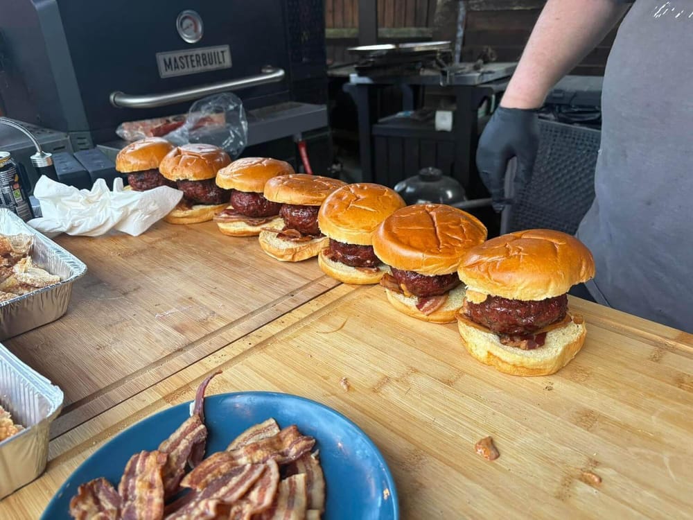 Burger lineup