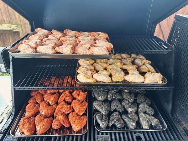 Chicken Wings on the smoker